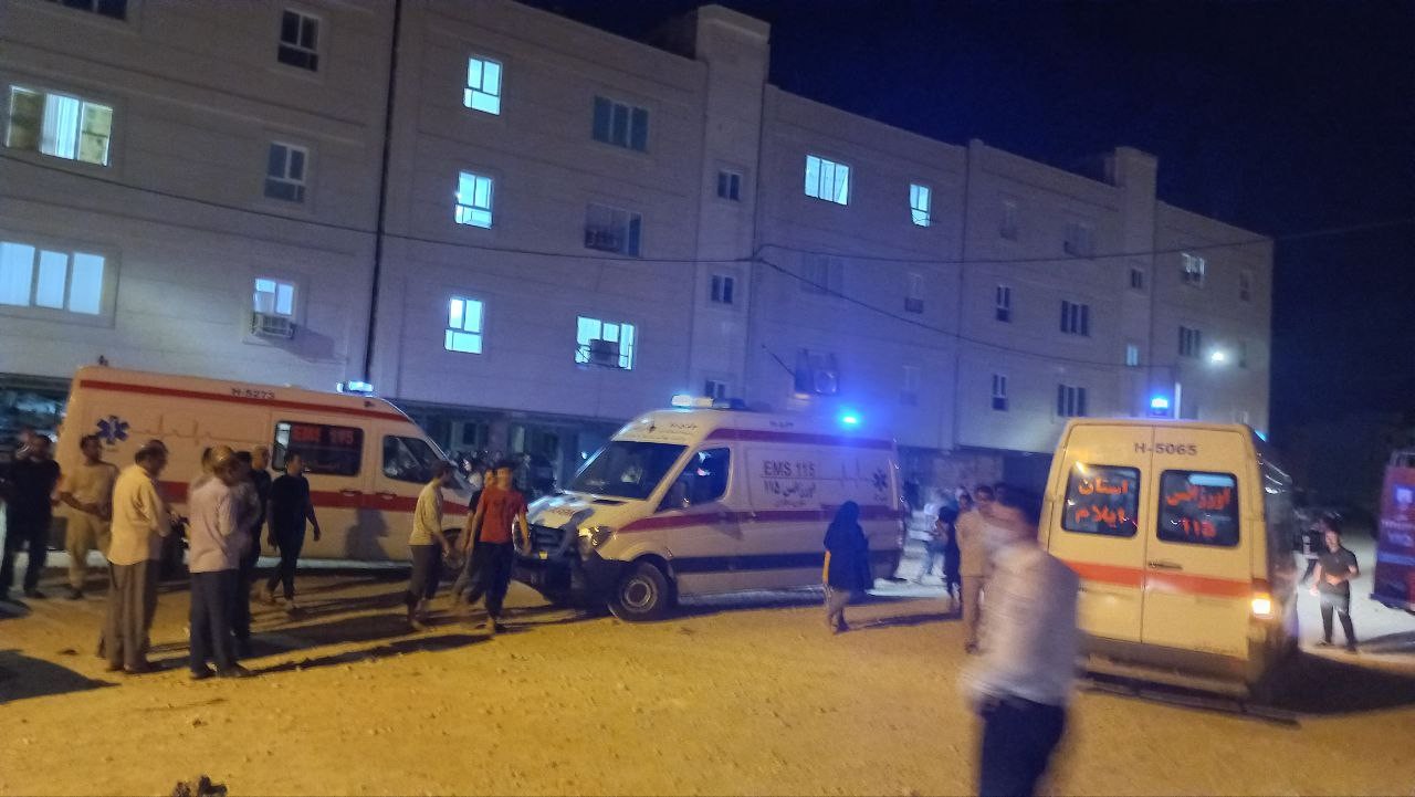 مصدومیت هفت نفر در آتش سوزی واحد مسکن مهر دهلران