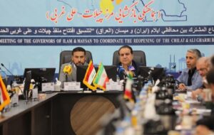 استانداران ایلام و میسان بر تسریع در بازگشایی مرز چیلات تأکید کردند
